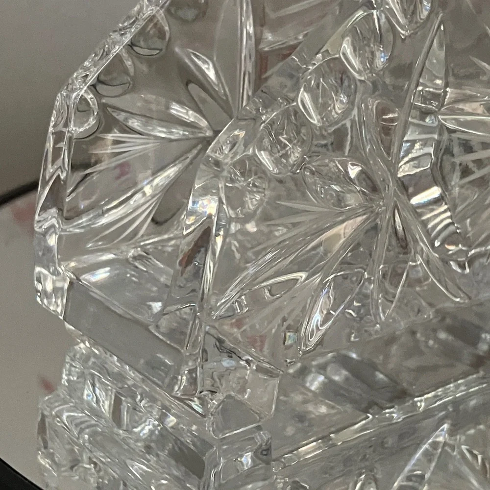 vintage Czech Lead Crystal vintage cut